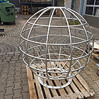 Gitterkugel aus Edelstahl mit 80cm Durchmesser / Standort unbekannt